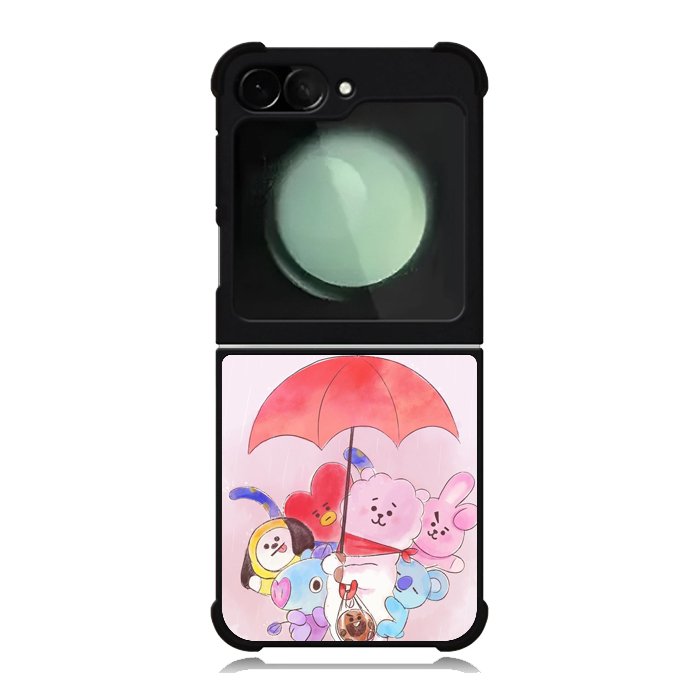 BT21 RJ Shooky Mang Koya Samsung Galaxy Z Flip 6 Case
