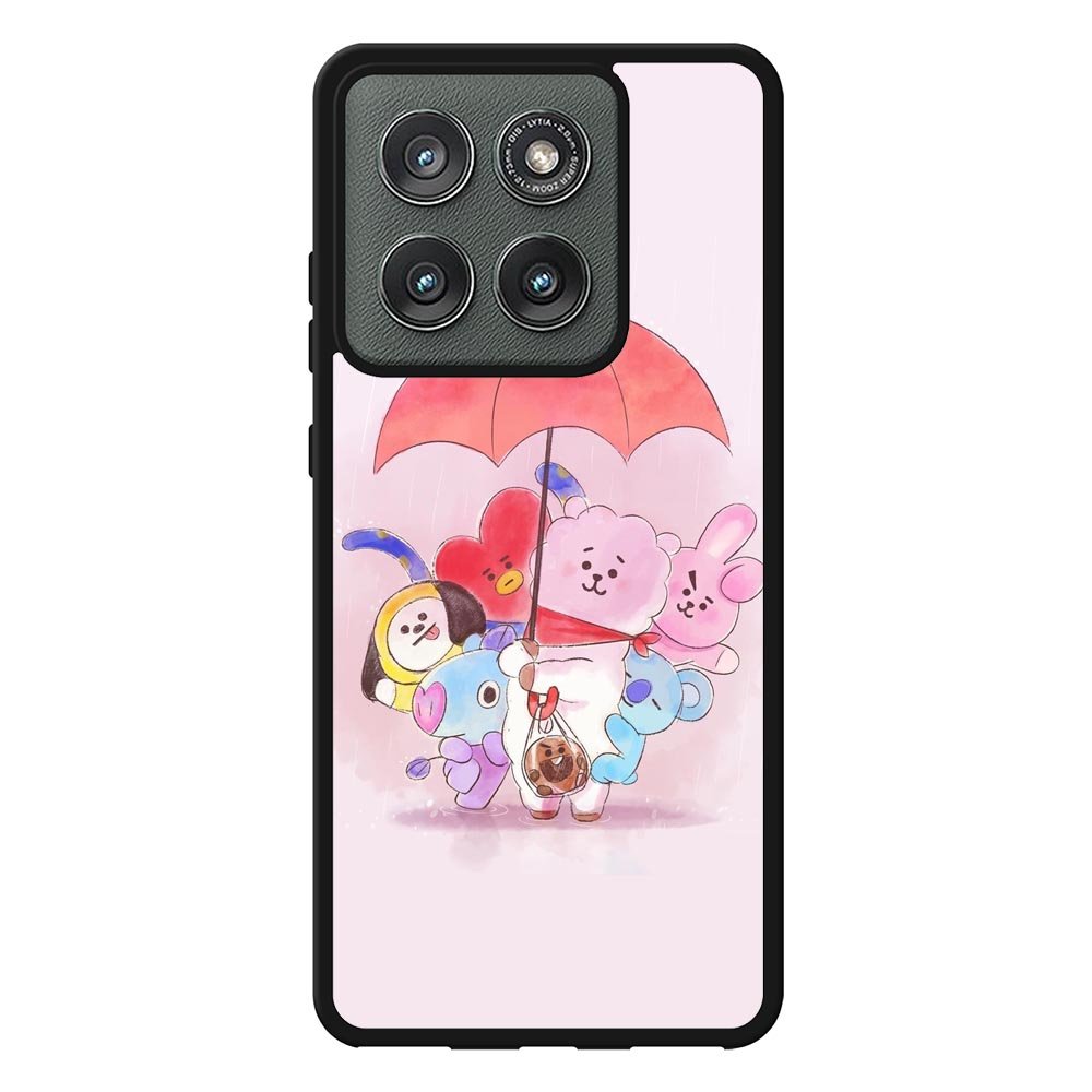 BT21 RJ Shooky Mang Koya Motorola Moto Edge 2025 Case