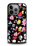 BT21 in Planet Py iPhone 15 Pro Case