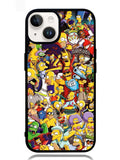 Simpsons All Characters iPhone 14 Plus Case
