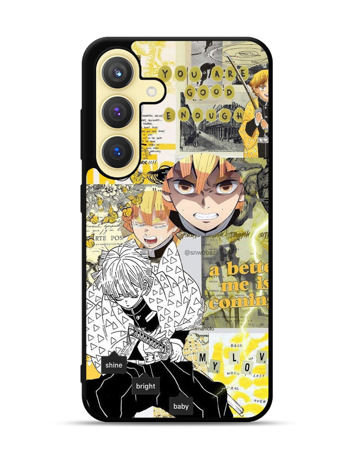 Zenitsu Agatsuma 1st Samsung Galaxy S24 Plus 5G , Samsung Galaxy S24+ 5G Case