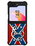 Deer Camo Love Rebel Samsung Galaxy Z Flip 5 5G 2023 Case