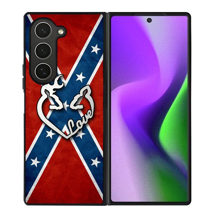 Deer Camo Love Rebel Samsung Galaxy Z Fold 6 Case