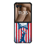 Captain America Blue Motorola Moto RAZR Plus 2025 Case