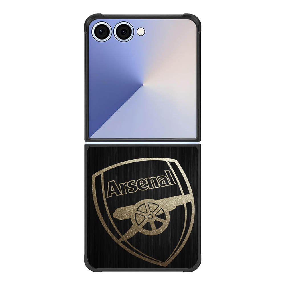 Arsenal Logo Gold 1st Samsung Galaxy Z Flip 7 5G Case