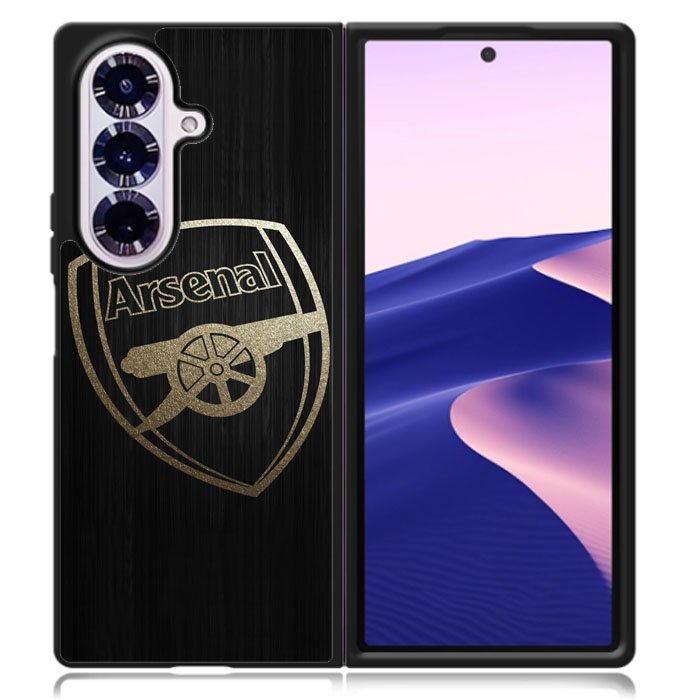 Arsenal Logo Gold Samsung Galaxy Z Fold 7 Case DC0094
