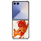 Watercolor Art Orange Red Fox Animal Samsung Galaxy Z Flip 7 Case DC1962