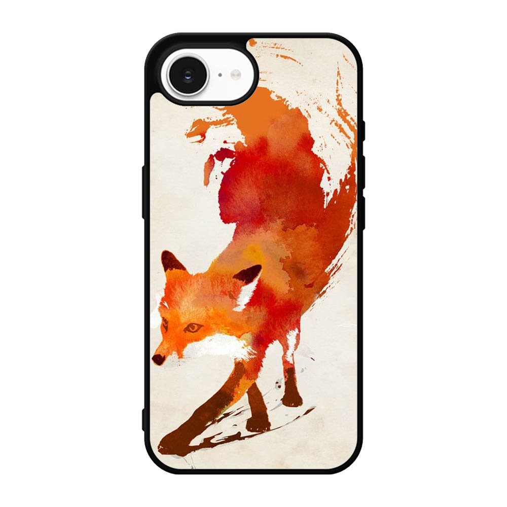 Watercolor Art Orange Red Fox Animal iPhone 17e Case DC1962