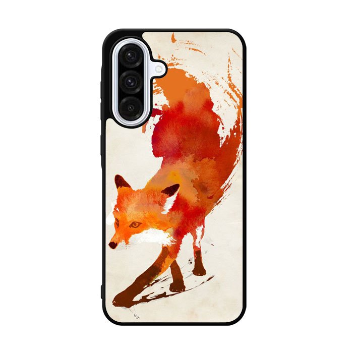 Watercolor art orange red fox animal Samsung Galaxy A36 Case DC1064