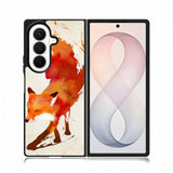 Watercolor Art Orange Red Fox Animal Samsung Galaxy Z Fold 8 Ultra Case DC1962