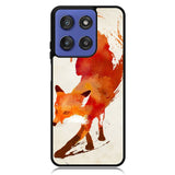 Watercolor Art Orange Red Fox Animal Motorola Moto G Stylus 5G 2025 DC1962