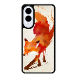 Watercolor Art Orange Red Fox Animal Samsung Galaxy S25 Edge DC1962