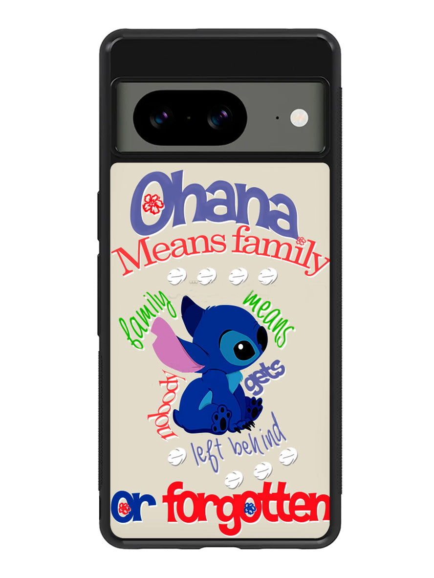 Stitch Disney Ohana Means Family Google Pixel 8 Case