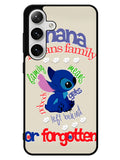 Stitch Disney Ohana Means Family Samsung Galaxy S24 5G Case