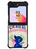 Stitch Disney Ohana Means Family Samsung Galaxy Z Flip 5 5G 2023 Case