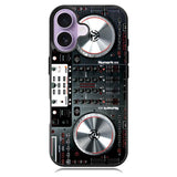 Digital Mixer Dj Turntable Electronic Music Case iPhone 16 Plus Case DC0517