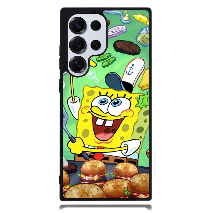 Spongebob Squarepants Krabby Patty Samsung Galaxy S25 Ultra Case DC1723