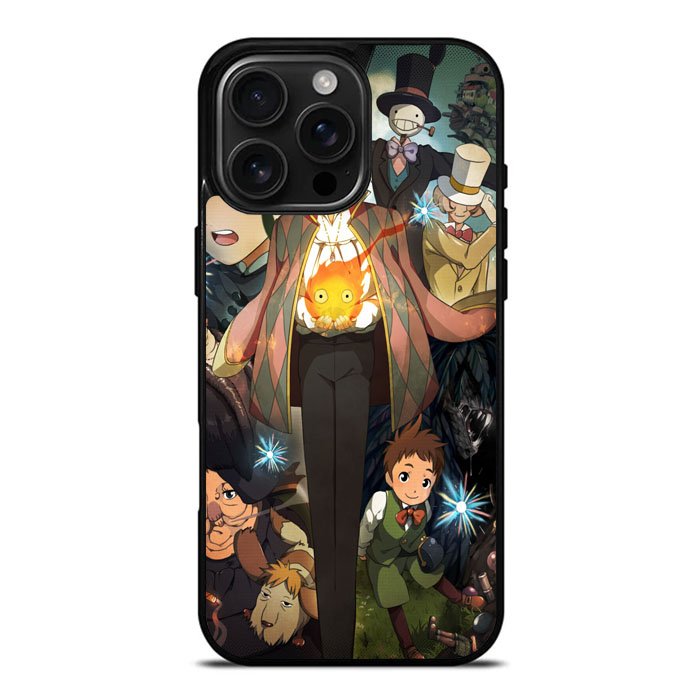 Studio Ghibli Howls Moving Castle iPhone 16 Pro Max Case DC1788