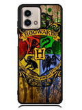 Harry Potter Hogwarts Logo wood Motorola Moto G Stylus 5G 2023 Case