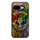 Harry Potter Hogwarts Logo wood Google Pixel 10A Case