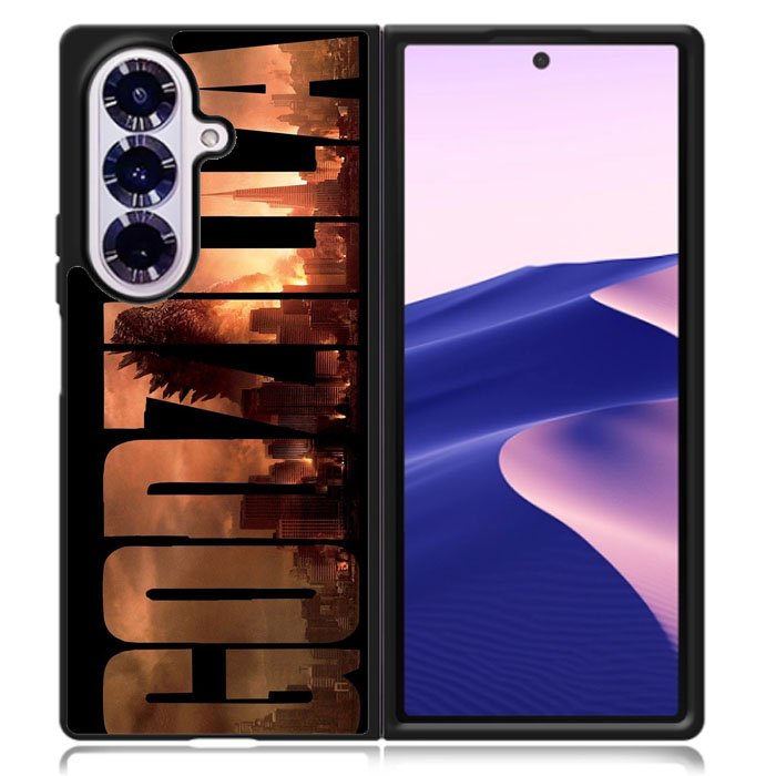 Godzilla Font Samsung Galaxy Z Fold 7 Case DC0699