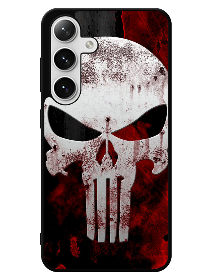 Marvel Superhero PUNISHER logo Samsung Galaxy S25 5G Case