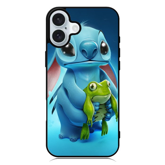 Stitch and frog iPhone 16 Case