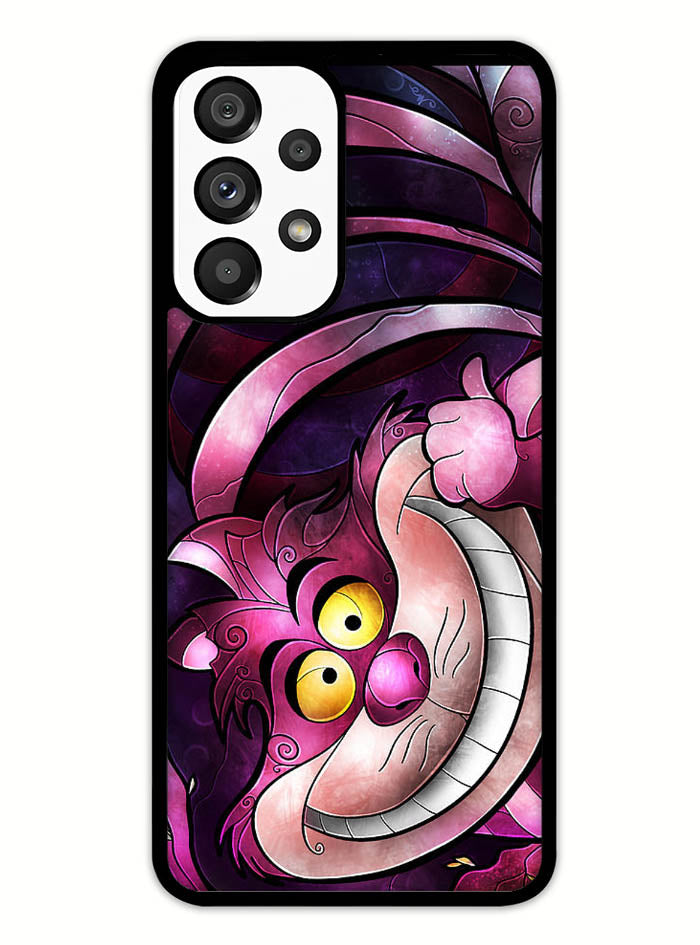 Disney Cheshire Cat Stained Glass Samsung Galaxy A53 5G Case
