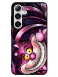 Disney Cheshire Cat Stained Glass Samsung Galaxy S25 5G Case