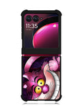 Disney Cheshire Cat Stained Glass Motorola Moto Razr Plus 2023 , Moto Razr+ 2023 Case