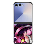 Disney Cheshire Cat Stained Glass Samsung Galaxy Z Flip 7 5G Case