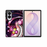 Disney Cheshire Cat Stained Glass Samsung Galaxy Z Fold 8 Case