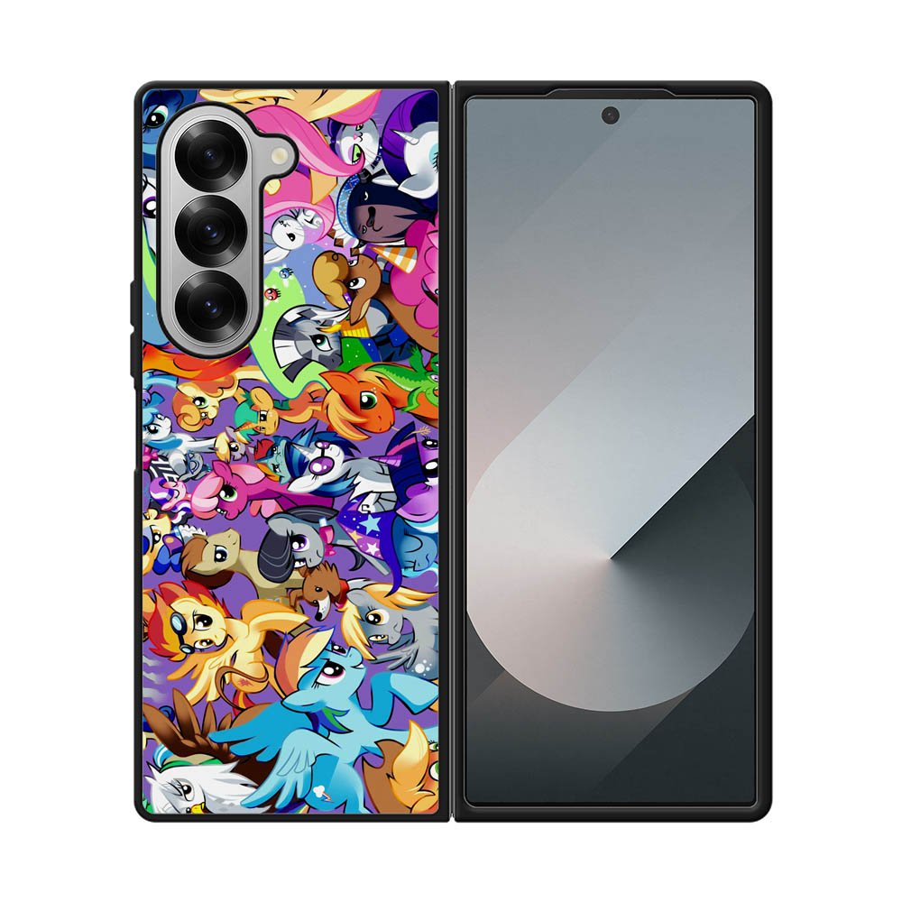 My Little Pony Collage Samsung Galaxy Z Fold 7 5G Case