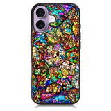 All Disney Heroes Stained Glass iPhone 16 Case DC0056