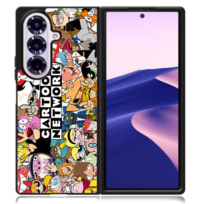 Cartoon Network Collage Case Samsung Galaxy Z Fold 7 Case DC0295