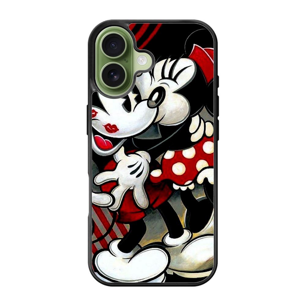 Hugs and Kisses Mickey Minnie mouse iPhone 17 Case