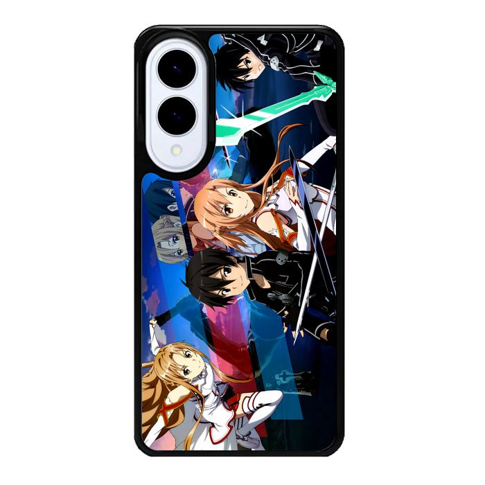 Sword Art Online Kirito And Asuna Case Samsung Galaxy S25 Edge DC1813