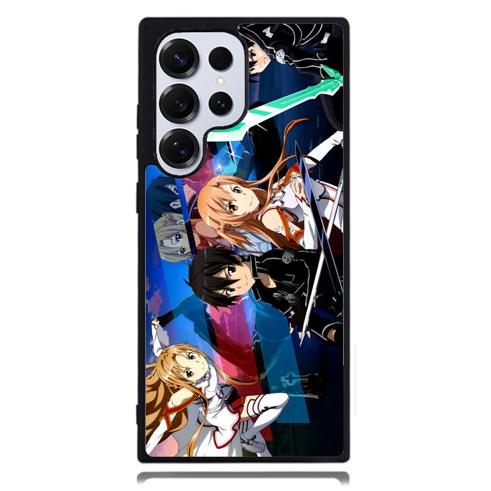 Sword Art Online Kirito And Asuna Case Samsung Galaxy S24 Ultra Case DC1813