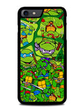 Teenage Mutant Ninja Turtles Collage 1st iPhone SE 3rd Generation 2022 Case