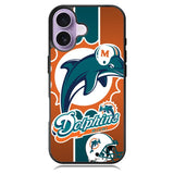 Miami Dolphins iPhone 16 Case DC1131