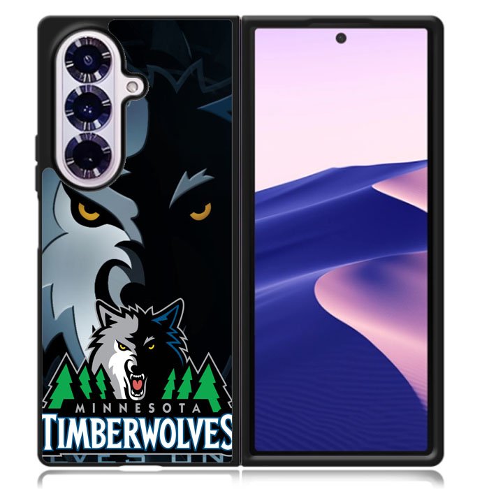 Minnesota Timberwolves Samsung Galaxy Z Fold 7 Case DC1181