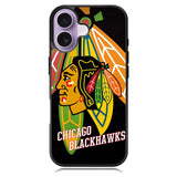 Chicago Blackhawks iPhone 16 Case DC0318
