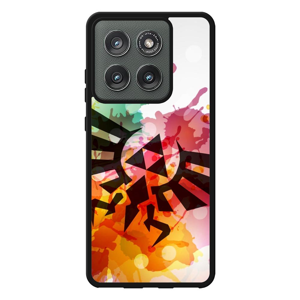 Legend of Zelda Symbol Paint Motorola Moto Edge 2025 Case
