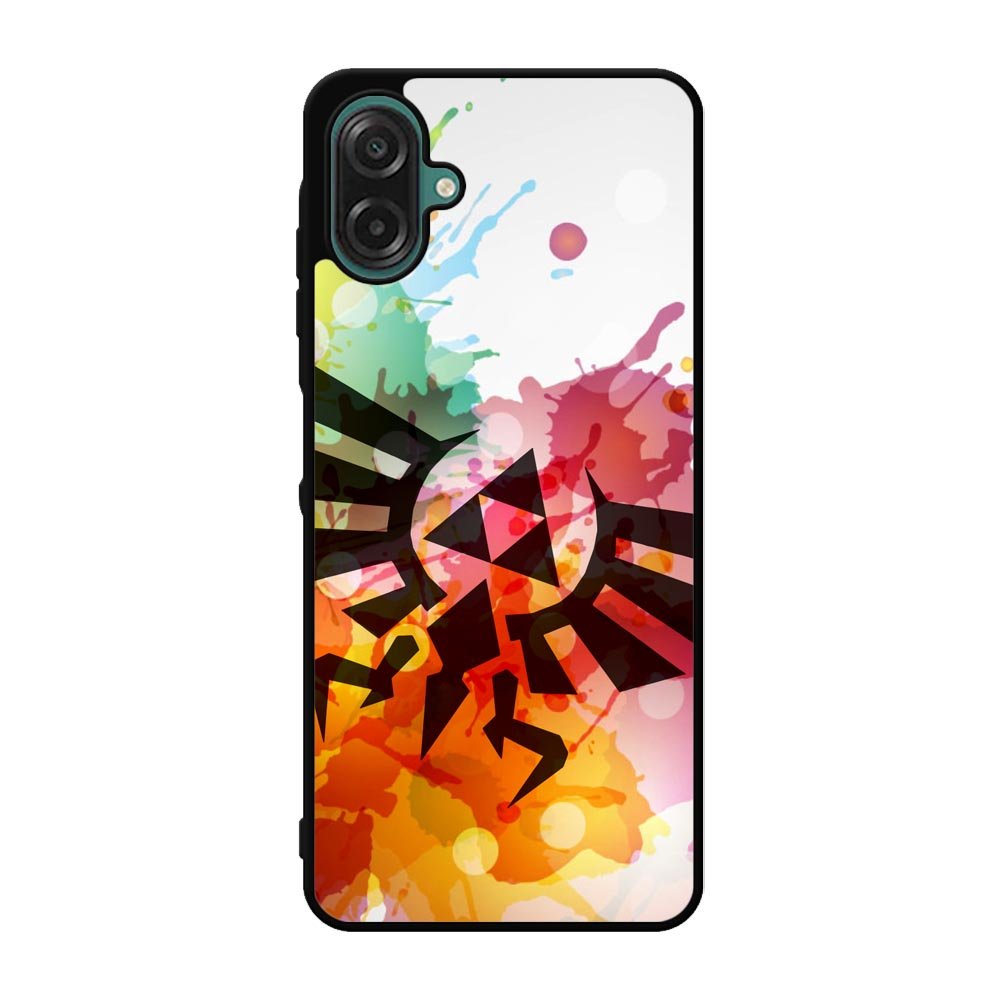 Legend of Zelda Symbol Paint Samsung Galaxy A07 Case