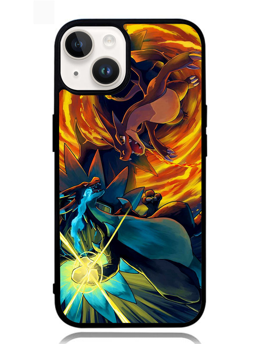 Pokemon Charizard Mega Evolution iPhone 14 Plus Case