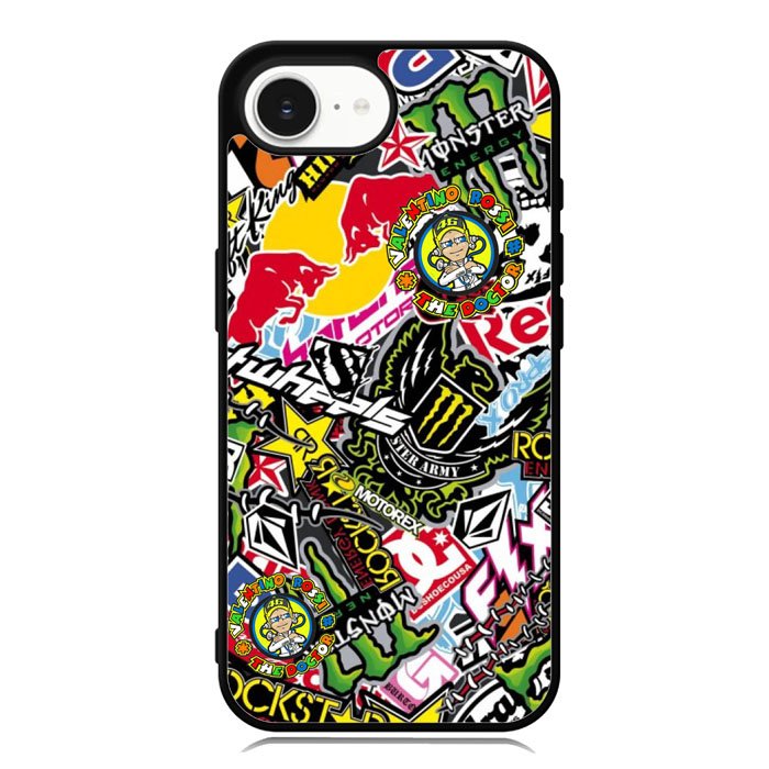 Sticker Bomb Case iPhone 16e Case DC1770