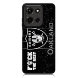 Oakland Raiders Logo Case Motorola Moto G Power 5G 2025 DC1318