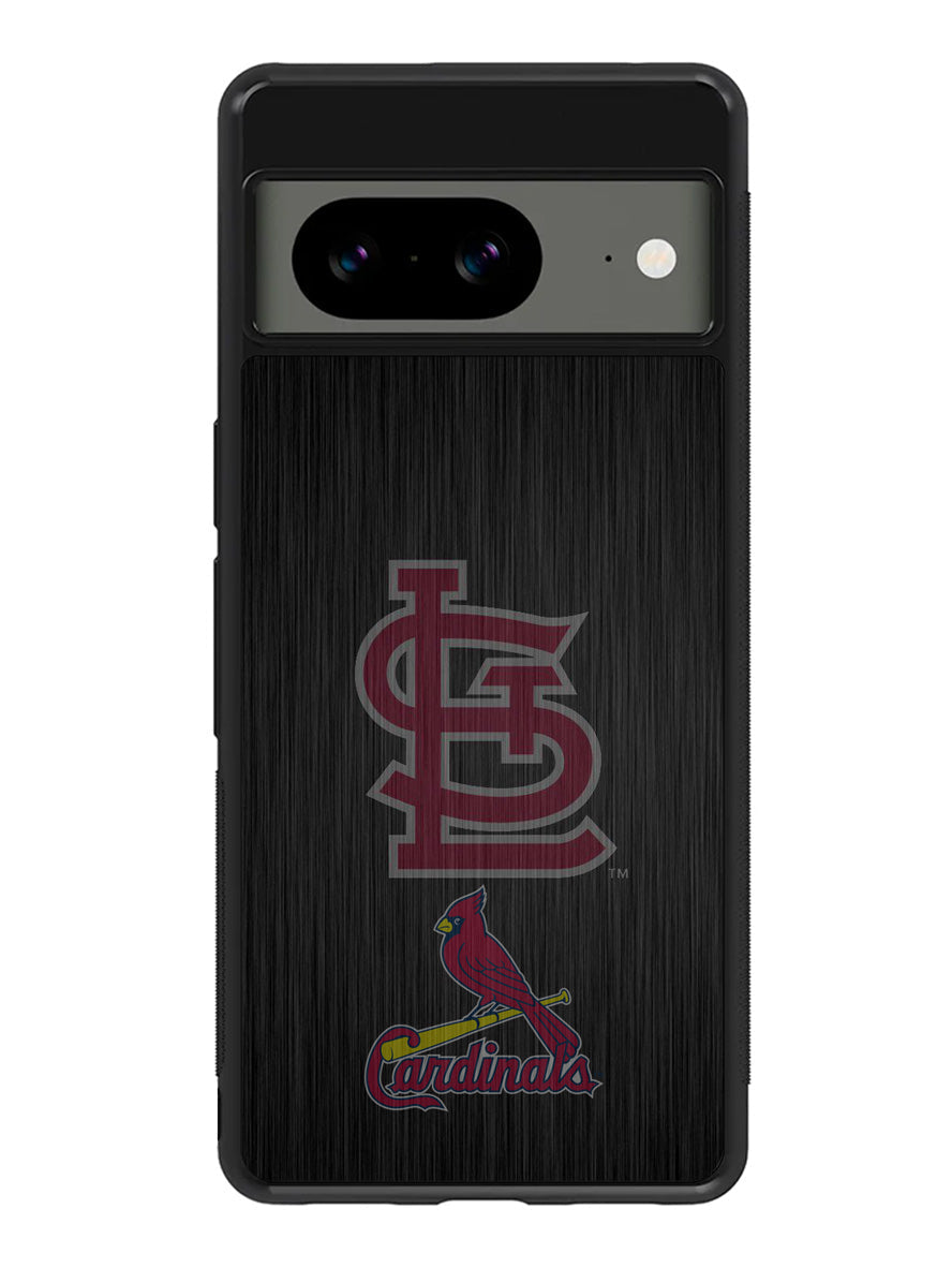St Louis Cardinals Logo Wood Google Pixel 8 Case