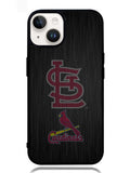 St Louis Cardinals logo wood iPhone 14 Case BLN0562