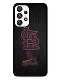 St Louis Cardinals Logo Wood Samsung Galaxy A53 5G Case